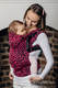 Ergonomic Carrier, Toddler Size, jacquard weave 100% cotton - CHEETAH BLACK & PINK #babywearing