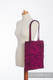 Shopping bag made of wrap fabric (100% cotton) - CHEETAH BLACK & PINK   #babywearing