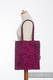 Shopping bag made of wrap fabric (100% cotton) - CHEETAH BLACK & PINK   #babywearing