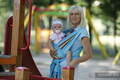 Baby Sling, Broken Twill Weave (bamboo + cotton) - Corfu - size L #babywearing