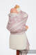 WRAP-TAI carrier Mini with hood/ jacquard twill / 60% cotton, 28% linen 12% tussah silk / POWDER PINK LACE #babywearing