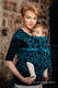 WRAP-TAI carrier Toddler with hood/ jacquard twill / 100% cotton / GIRAFFE BLACK & TORQUOISE  #babywearing