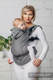 Moje Pierwsze Nosidełko Ergonomiczne - GRAFIT, splot jodełkowy, 100% bawełna , Baby Size,  Druga Generacja #babywearing