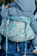 Nosidło Klamrowe ONBUHIMO z tkaniny żakardowej (100% bawełna), rozmiar Standard - SKRZYDŁA MOTYLA - NIEBIESKI  #babywearing