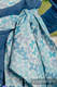 WRAP-TAI portabebé Mini con capucha/ jacquard sarga/100% algodón/ BUTTERFLY WINGS BLUE #babywearing