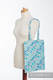 Shopping bag made of wrap fabric (100% cotton) - BUTTERFLY WINGS BLUE  #babywearing