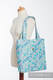 Shoulder bag made of wrap fabric (100% cotton) - BUTTERFLY WINGS BLUE  - standard size 37cmx37cm #babywearing