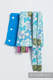 Drool Pads & Reach Straps Set, (60% cotton, 40% polyester) - BUTTERFLY WINGS BLUE #babywearing