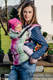 Ergonomic Carrier, Toddler Size, jacquard weave 100% cotton - ROSE BLOSSOM - Second Generation #babywearing