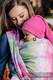Baby Wrap, Jacquard Weave (100% cotton) - ROSE BLOSSOM - size L #babywearing
