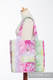 Schultertasche, hergestellt vom gewebten Stoff (100% Baumwolle) - ROSE BLOSSOM - Gr. Standard 37cmx37cm #babywearing