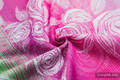 Baby Wrap, Jacquard Weave (100% cotton) - ROSE BLOSSOM - size XS #babywearing