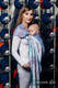 Żakardowa chusta kółkowa do noszenia dzieci, bawełna, ramię bez zakładek - MOZAIKA - AURORA  - long 2.1m #babywearing