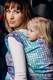 Żakardowa chusta do noszenia dzieci, bawełna - MOZAIKA - AURORA - rozmiar XL #babywearing