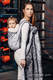 Żakardowa chusta do noszenia dzieci, bawełna - MOZAIKA - MONOCHROM - rozmiar XS #babywearing