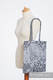 Einkaufstasche, hergestellt aus gewebtem Stoff (100% Baumwolle) - MOSAIC - MONOCHROM (grad B) #babywearing