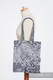 Einkaufstasche, hergestellt aus gewebtem Stoff (100% Baumwolle) - MOSAIC - MONOCHROM #babywearing