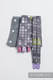 Drool Pads & Reach Straps Set, (60% cotton, 40% polyester) - MOSAIC - MONOCHROME  #babywearing
