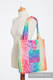 Sac à bandoulière en retailles d’écharpes (100% coton) - MOSAIC - RAINBOW - taille standard 37 cm x 37 cm #babywearing