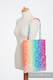 Bolsa de la compra hecho de tejido de fular (100% algodón) - MOSAIC - RAINBOW #babywearing