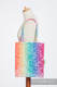 Einkaufstasche, hergestellt aus gewebtem Stoff (100% Baumwolle) - MOSAIC - RAINBOW  (grad B) #babywearing