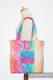 Shoulder bag made of wrap fabric (100% cotton) - MOSAIC - RAINBOW   - standard size 37cmx37cm #babywearing