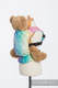 Porte-bébé pour poupée fait de tissu tissé, 100 % coton - MOSAIC - RAINBOW (grade B) #babywearing