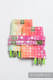 Drool Pads & Reach Straps Set, (60% cotton, 40% polyester) - MOSAIC - RAINBOW  #babywearing