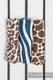 Ensemble de carrés de mousseline - CHEETAH MARRON & BLANC, GIRAFFE MARRON & CRÈME , ZEBRA BLEU MARINE & BLANC #babywearing