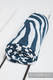Swaddle Blanket - ZEBRA NAVY BLUE & WHITE (grade B) #babywearing