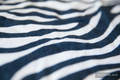 Swaddle Blanket - ZEBRA NAVY BLUE & WHITE (grade B) #babywearing