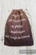 Plecak/worek z materiału żakardowego, (100% bawełna) - CHARBEL MAKHLOUF - uniwersalny rozmiar 35cmx45cm #babywearing