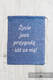 Plecak/worek z materiału żakardowego, (100% bawełna) - MATKA TERESA - uniwersalny rozmiar 35cmx45cm #babywearing