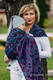 Ringsling, Jacquard Weave (100% cotton) - with gathered shoulder - BUTTERFLY WINGS at NIGHT  - long 2.1m #babywearing