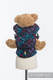 Doll Carrier made of woven fabric, 100% cotton - BUTTERFLY WINGS at NIGHT  #babywearing
