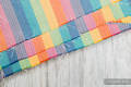 RAINBOW LIGHT, fabric scrap, broken twill weave, size 180cm x 140cm #babywearing