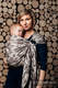 Ringsling, Jacquard Weave (100% cotton) - with gathered shoulder - BEIGE CAMO - long 2.1m #babywearing