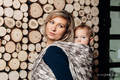 Baby Wrap, Jacquard Weave (100% cotton) - BEIGE CAMO - size M #babywearing