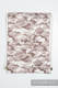 Mochila portaobjetos hecha de tejido de fular (100% algodón) - BEIGE CAMO - talla estándar 32cmx43cm #babywearing
