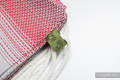 Mochila portaobjetos hecha de tejido de fular (100% algodón) - LITTLE HERRINGBONE ELEGANCE - talla estándar 32cmx43cm (grado B) #babywearing