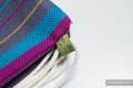 Sackpack made of wrap fabric (100% cotton) - LITTLE HERRINGBONE NIGHTLIGHTS - standard size 32cmx43cm (grade B) #babywearing