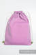 Sackpack made of wrap fabric (100% cotton) - LITTLE HERRINGBONE PURPLE - standard size 32cmx43cm #babywearing