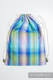 Sackpack made of wrap fabric (100% cotton) - LITTLE HERRINGBONE PETREA - standard size 32cmx43cm #babywearing