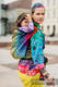 Baby Wrap, Jacquard Weave (100% cotton) - SYMPHONY RAINBOW DARK - size XL #babywearing