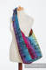 Bolso Hobo hecho de tejido de fular, 100% algodón - SYMPHONY RAINBOW DARK #babywearing