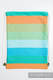Sackpack made of wrap fabric (100% cotton) - LITTLE HERRINGBONE SUNFLOWER - standard size 32cmx43cm #babywearing