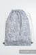 Mochila portaobjetos hecha de tejido de fular (100% algodón) - PAISLEY AZUL MARINO & CREMA - talla estándar 32cmx43cm (grado B) #babywearing