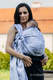 Baby Wrap, Jacquard Weave (60% cotton 28% linen 12% tussah silk) - ROYAL SYMPHONY - size XL #babywearing