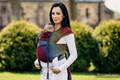 WRAP-TAI portabebé Toddler con capucha/ jacquard sarga/100% algodón/ LITTLE LOVE RAINBOW DARK #babywearing
