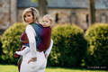 Żakardowa chusta do noszenia dzieci, bawełna - LITTLE LOVE - TĘCZA DARK - rozmiar L #babywearing